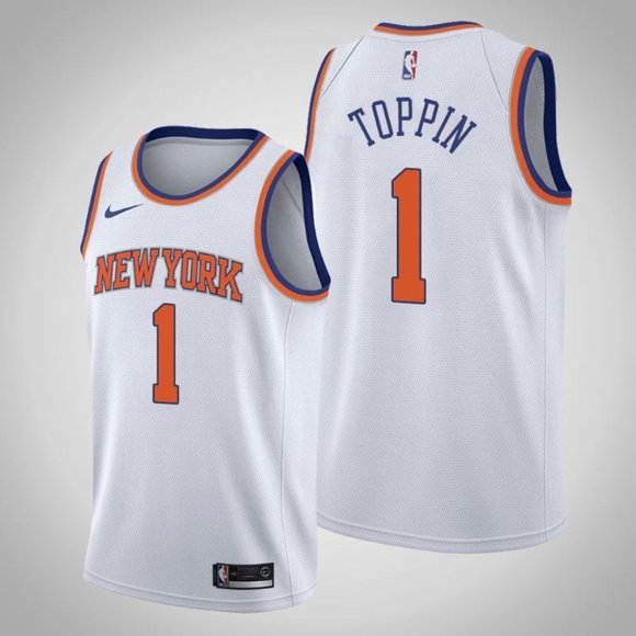 knicks white jersey